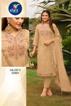 Sunidhi By Vitara Poly Chinon Kurti Bottom With Dupatta Suppliers In India